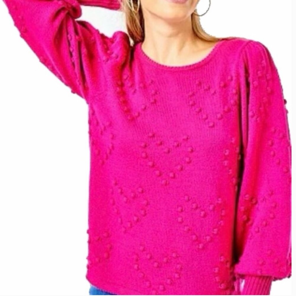 Lilly Pulitzer Kippa Berry Soiree Sweater Sz XS